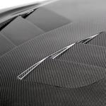 Seibon Carbon Fiber Hood TSII Style Gloss Double Sided for Supra GR (HD20TYSUP-TSII-DS)