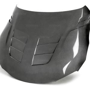 Seibon Carbon Fiber Hood TSII Style Gloss Double Sided for Supra GR (HD20TYSUP-TSII-DS)