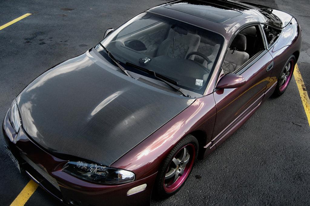 Seibon Carbon Fiber Hood OEM Style Gloss for 2G DSM (HD9599MITEC-OE)
