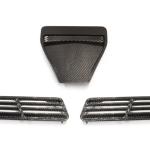 Seibon Carbon Fiber Hood Scoop Vent Set for Evo X (HDS0809MITEVOX-OE)