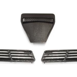 Seibon Carbon Fiber Hood Scoop Vent Set for Evo X (HDS0809MITEVOX-OE)