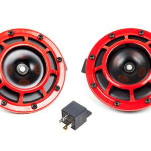 Hella Red Twin Supertone Horns (003399801)