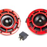 Hella Red Twin Supertone Horns (003399801)