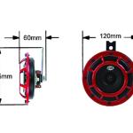 Hella Red Twin Supertone Horns (003399801)