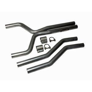 BBK Performance High Flow After Cat X Pipe - Aluminized Steel