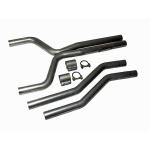 BBK Performance High Flow After Cat X Pipe - Aluminized Steel