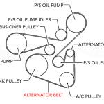 Gates Alternator Belt for Evo X (K061033)