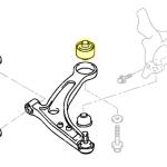 Whiteline Caster Correction Kit for Evo 7/8/9/X (KCA400M)