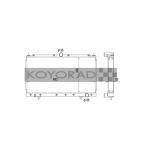 Koyo Hyper-V 36mm Radiator for 2G DSM (VH030680) *Discontinued*