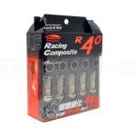 Project Kics R40 Black Lug Nuts with Locks (M12 x 1.5) (KRC11K)
