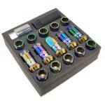 Project Kics R40 Neo Chrome Lug Nuts with Locks (M12 x 1.5) (KRC11N)