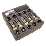 Project Kics R40 Black Lug Nuts with Locks (M12 x 1.25) (KRC13K)