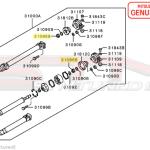 Mitsubishi Rear Diff/Driveshaft/1G Axle Nut - Evo 4-9/X/DSM/3S