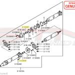 Mitsubishi Rear Diff/Driveshaft/1G Axle Nut - Evo 4-9/X/DSM/3S