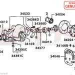 Mitsubishi Rear Diff/Driveshaft/1G Axle Nut - Evo 4-9/X/DSM/3S