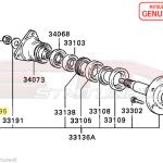 Mitsubishi Rear Diff/Driveshaft/1G Axle Nut - Evo 4-9/X/DSM/3S
