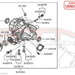 Mitsubishi Rear Diff/Driveshaft/1G Axle Nut - Evo 4-9/X/DSM/3S