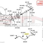 Mitsubishi Brake/Clutch Fluid Line Clip