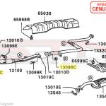 Mitsubishi O2 Housing to Downpipe Nut - 1G/2G DSM / 3000GT