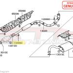 Mitsubishi O2 Housing to Downpipe Nut - 1G/2G DSM / 3000GT