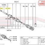 Mitsubishi Axle Clip - Evo 4-9