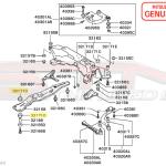 Mitsubishi Front Crossmember Bushing for 2G DSM (MB303650)