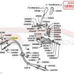 Mitsubishi Shifter Cable Clip (Transmission Side) - 1G/2G DSM