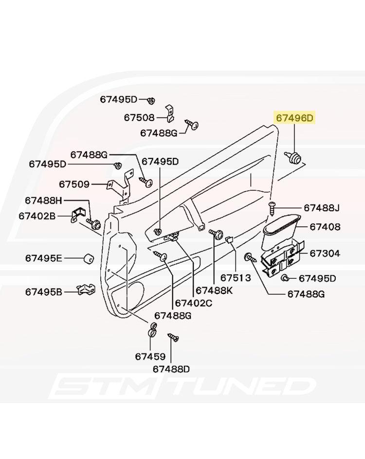 Mitsubishi OEM Door Clip for 1G DSM (MB374270)