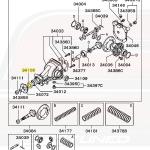 Mitsubishi OEM Rear Diff Seal for Evo I-X DSM (MB393929)