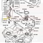 Mitsubishi OEM Fuel Sending Unit Gasket for Evo DSM 3S (MB400461)