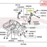 Mitsubishi OEM Fuel Tank Sending Unit Gasket for 1G DSM FWD (MB400578)