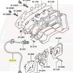 Mitsubishi OEM Speedometer Cable for 1G DSM (MB521556)