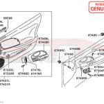 Mitsubishi Door Clips - 2G DSM