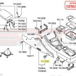 Mitsubishi Floor Console Clip - 2G DSM