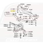 Mitsubishi OEM Rear Suspension Crossmember Bolt for Evo 7/8/9 (MB809344)
