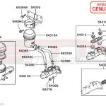 Mitsubishi Brake Fluid Reservoir Diaphragm - 1G/2G DSM (ABS)