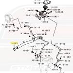 Mitsubishi OEM Water Pump to Pipe O-Ring for DSM/Evo (MD030764)
