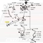 Mitsubishi OEM Water Pump to Pipe O-Ring for DSM/Evo (MD030764)