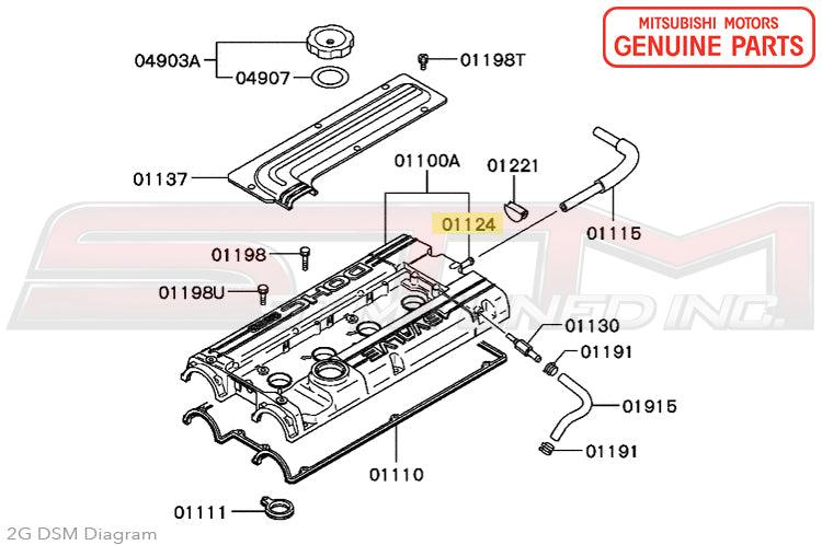 Mitsubishi Valve Cover Breather Fitting - DSM / Evo 4-9