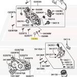 Mitsubishi OEM Front Case Castle Plug for 4G63 Evo DSM (MD125376)