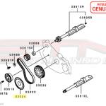 Mitsubishi OEM Crank Trigger Plate for 6-Bolt 1G DSM (MD131241)