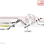 Mitsubishi Alternator Pivot Nut - 1G/2G DSM