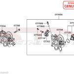 Mitsubishi OEM Throttle Body Gasket for Evo 4-9 & 3000GT (MD180361)