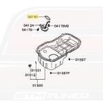 Mitsubishi OEM Engine Oil Strainer Gasket for Evo DSM (MD183240)