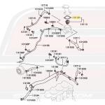 Mitsubishi OEM Thermostat Gasket for 1G DSM (MD184011)