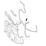 Mitsubishi OEM Timing Belt Cover Gaskets for Evo 8/9
