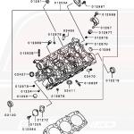 Mitsubishi OEM Head Gasket for 3000GT/Stealth (MD199239)
