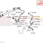 Mitsubishi Water Feed Line Hose - Evo 7/8/9