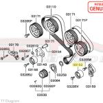 Mitsubishi Idler Pulley - 3000GT/Stealth