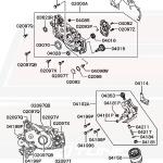 Mitsubishi OEM Front Case Oil Pump Gasket for Evo 4-9 (MD322521)